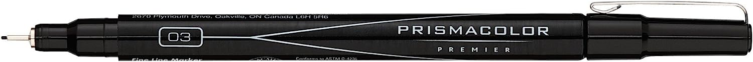 Prismacolor Premier Manga Illustration Markers, Assorted Tips, Black & Sepia, 8-Count - Image 9